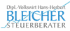 Dipl.-Vw. Hans-Herbert Bleicher Steuerberater Dipl.-Vw. Hans-Herbert Bleicher Steuerberater