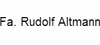 Fa. Rudolf Altmann Fa. Rudolf Altmann
