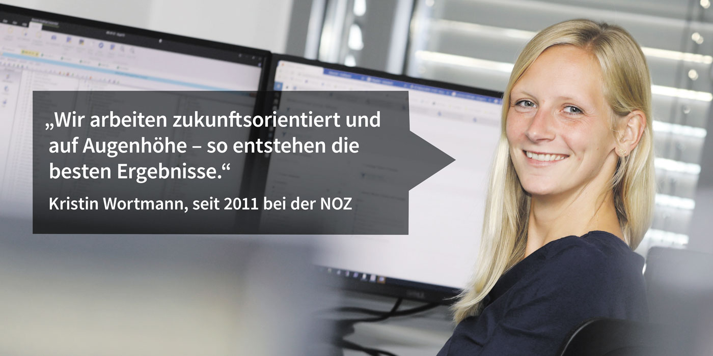 Foto-„Die Zukunft ist digital -und wir gestalten sie mit.” Svenja Kracht, seit 2016 bei der Neuen Osnabrücker Zeitung 
