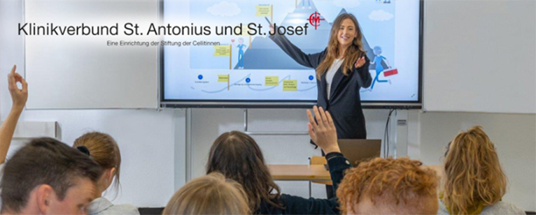 Klinikverbund St. Antonius & St. Josef - Lehrerin und Studenten