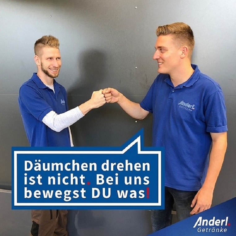 Arbeiter schließen Freundschaften - Däumchen drehen ist nicht. Bei uns bewegst DU was!