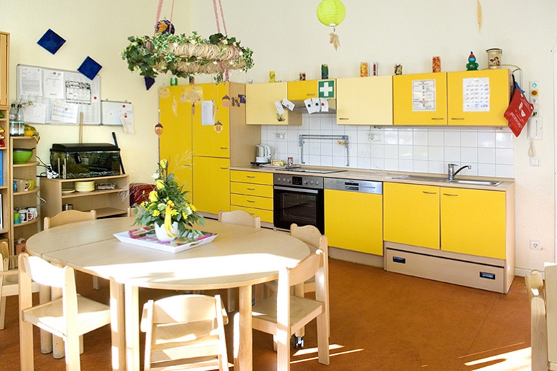 gelbe Küche