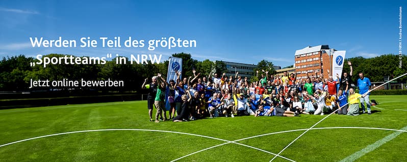 Sporteams - Werden Sie Teil des größten <<Sportteams>> in NRW - Jetzt online bewerben - Foto: LSB NRW / Andrea Bowinkelmann