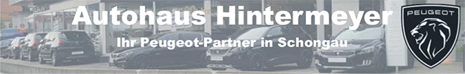 Autohaus Hintermeyer Ihr Peugeot-Partner in Schongau
