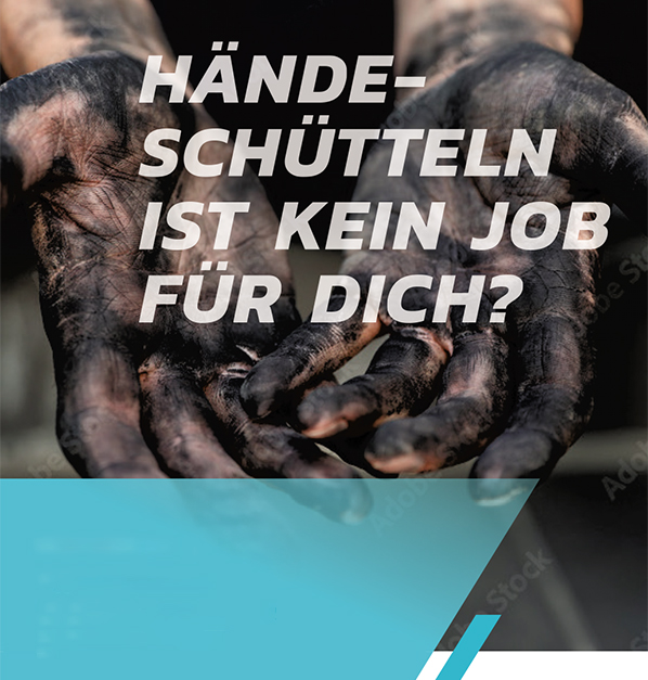 Händeschütteln ist kein Job für dich?