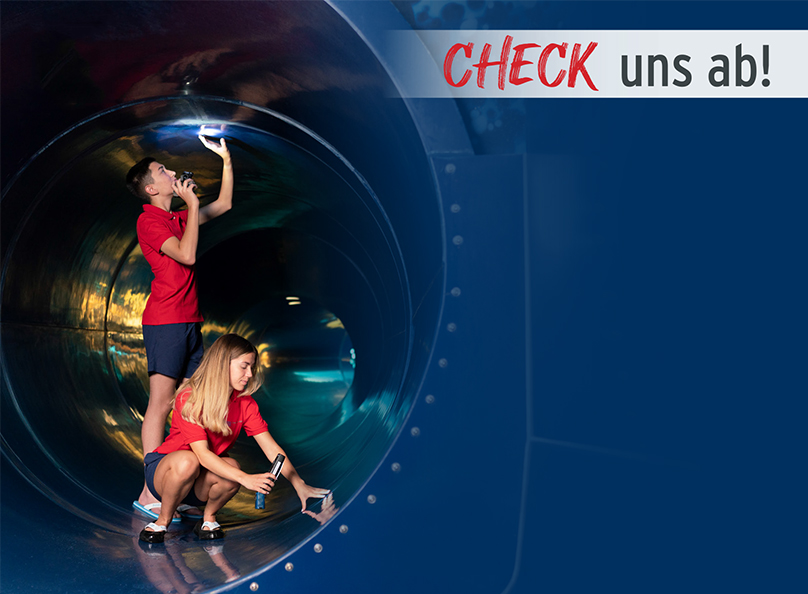 CHECK uns ab!