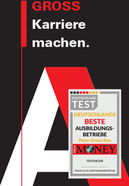 Gross Karriere machen.