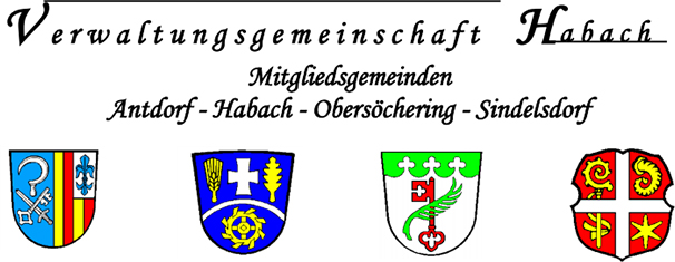 Verwaltungsgemeinschaft Habach Mitgliedsgemeinden Antdorf - Habach - Obersöchering - Sindelsdorf