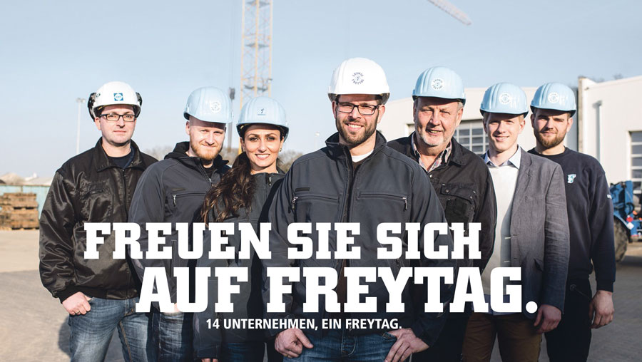 abwechslungsreiches Team von Spezialisten
