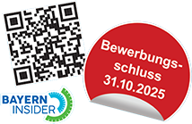 QR-Code - Bewerbungsschluss 31.10.2025 - Bayern Insider