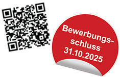 Qrcode - Bewerbungsschluss 31.10.2025