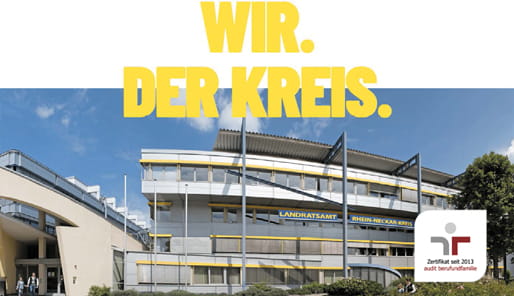 Wir der Kreis. Zertifikat audit berufundfamilie