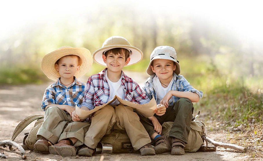 Drei Kinder