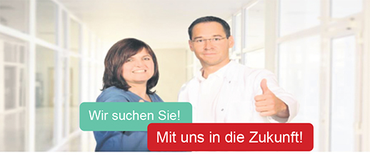 Wir suchen Sie! Mit uns in die Zukunft!