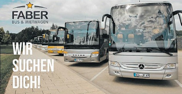 Faber Bus- und Mietwagen Wir suchen dich