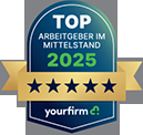 Top Arbeitgeber im Mittelstand 2025 yourfirm