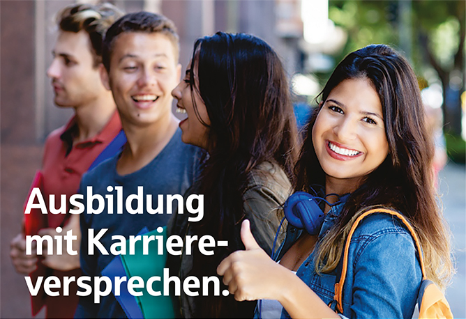 Ausbildung mit Karriereversprechen.