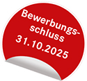 Bewerbungsschluss 31.10.2025
