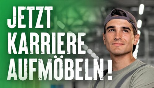 JETZT KARRIERE AUFMÖBELN!