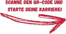 Scanne den QR-Code und starte deine Karriere!