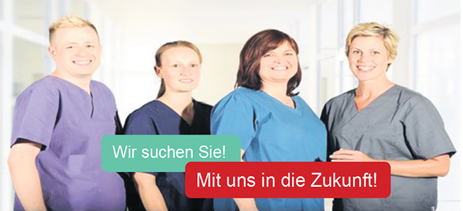 Wir suchen Sie! Mit uns in die Zukunft!