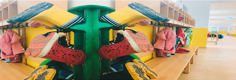 Schuhe im Kindergarten