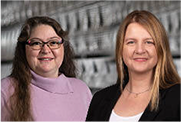 Marion Beisner und Jennifer Frank