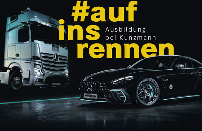#auf ins rennen Ausbildung bei Kunzmann