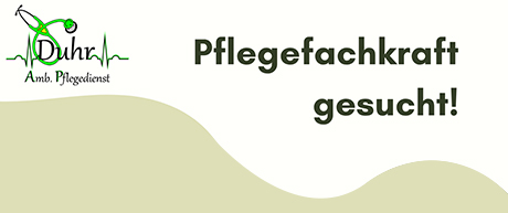 Pflegefachkraft gesucht!