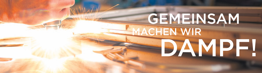 Gemeinsam machen wir Dampf