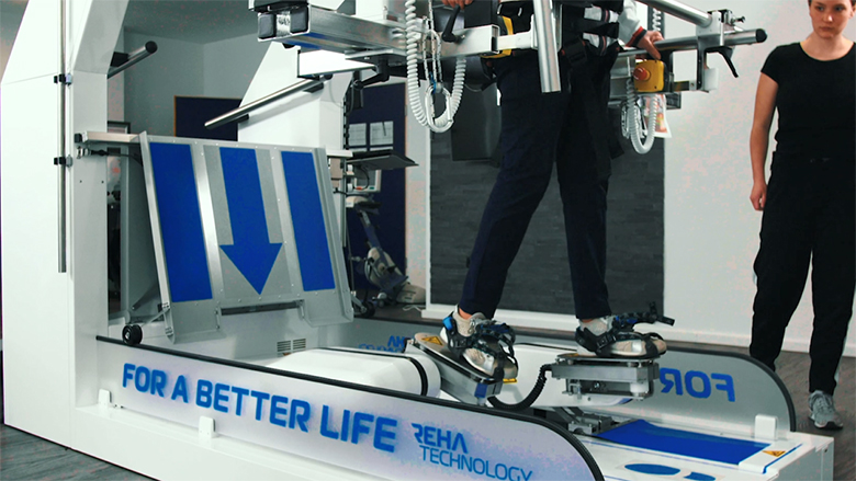 Hochmoderner Gangtrainer