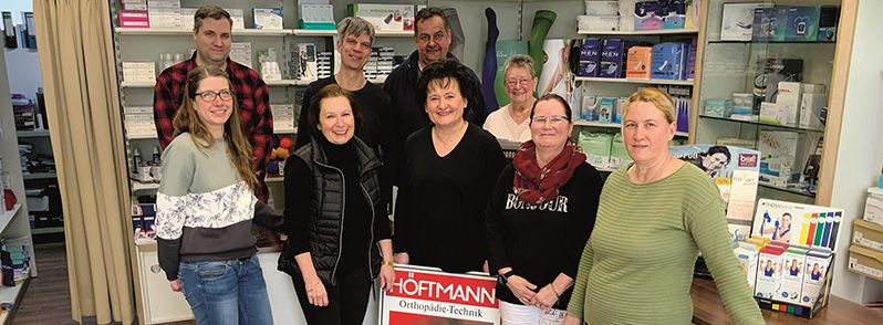 Mitarbeiter der Firma Sanitätshaus Höftmann