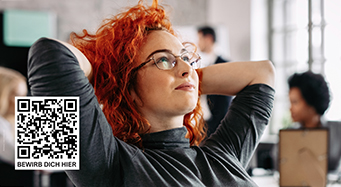 Mitarbeiter der Firma Reinhard Dylla, BEWIRB DICH HIER, Qr Code