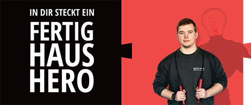 Mitarbeiter der DFH GRUPPE - In Dir steckt ein fertig Haushero