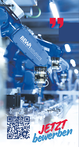 Maschine, JETZT bewerben, QR Code