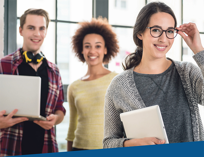 Auszubildenden der Mediengruppe Offenbach-Post