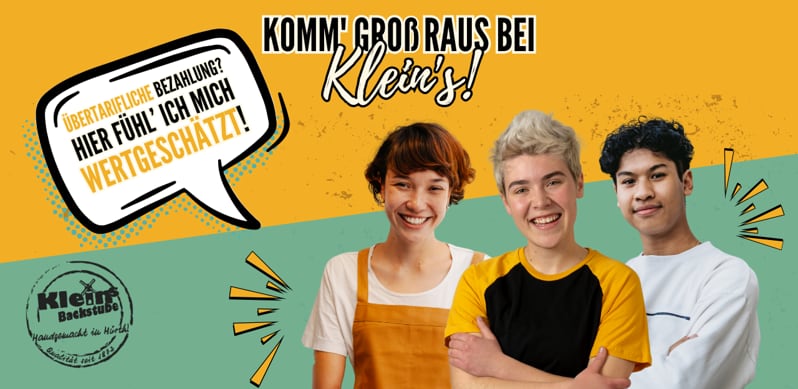 Komm' gross raus bei Klein's