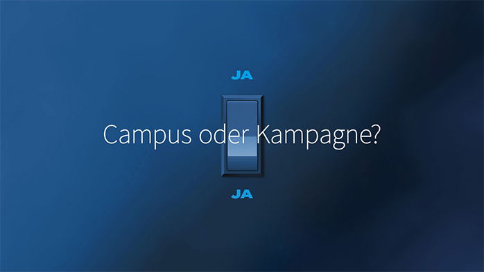 Ja, Campus oder Kampagne Ja