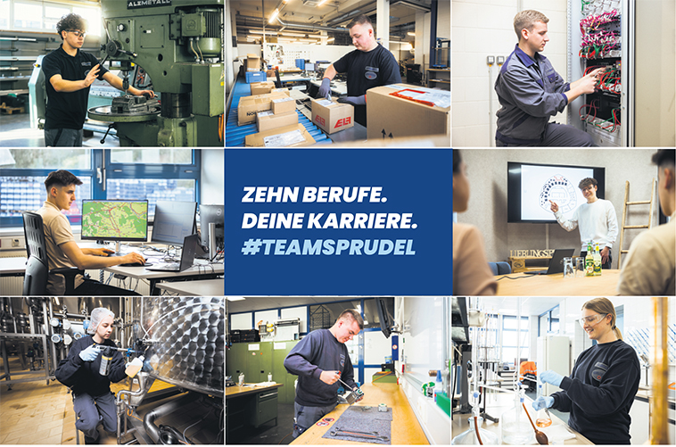 ACHT BERUFE. DEINE KARRIERE. #TEAMSPRUDEL