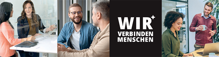 Gruppen von Menschen in Gesprächen und Meetings. Wir verbinden Menschen