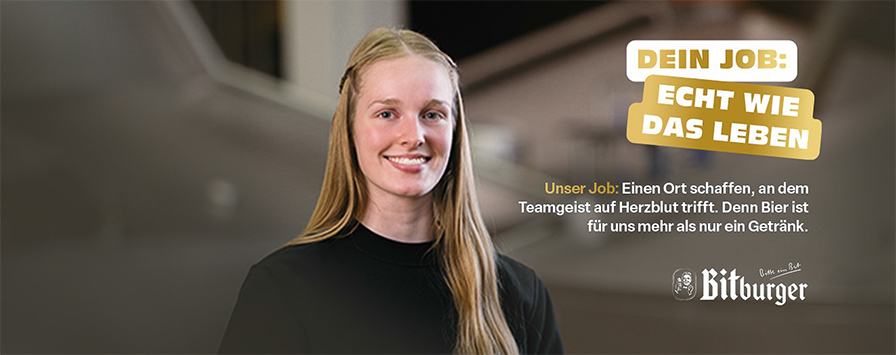 Bitburger Braugruppe GmbH - Dein Job: Echt wie das Leben