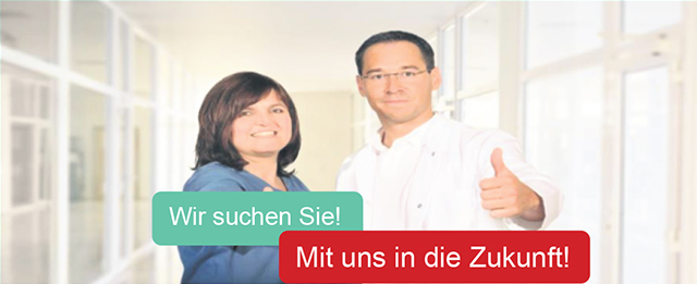 Wir suchen Sie! Mit uns in die Zukunft