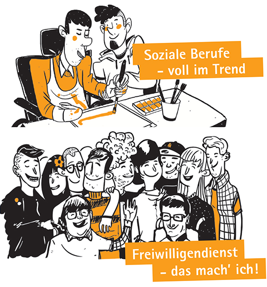 Soziale Berufe - voll im Trend - Freiwilligendienst - das mach’ ich! 