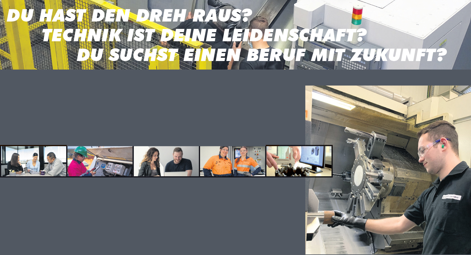 Du hast den Dreh raus? Technik ist deine Leidenschaft? Du suchst einen Beruf mit Zukunft?