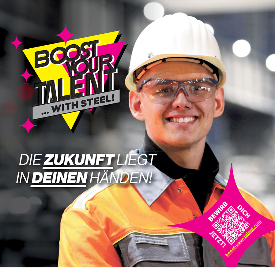Boost your Talent with Steel Die Zukunft liegt in deinen Haenden