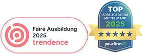 Faire Ausbildung 2024 trendence TOP ARBEITGEBER IM MITTELSTAND 2024 yourfirm