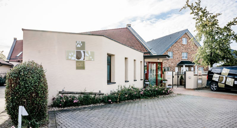 Außenansicht der Tierarztpraxis