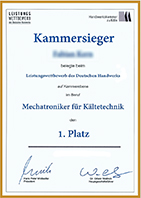 Kammersieger 1. Platz