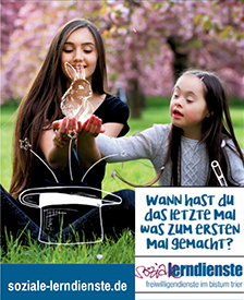 Soziale Lerndienste Freiwilligendienste im Bistum Trier, Wann hast du das letzte Mal was zum ersten Mal gemacht? soziale-lerndienste.de