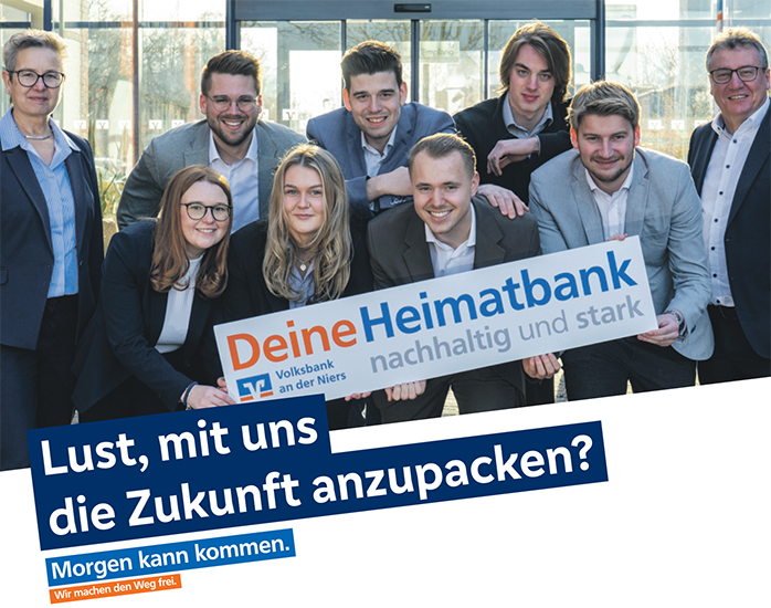 Lust, mit uns die Zukunft anzupacken? Morgen kann kommen. Wir machen den Weg frei.